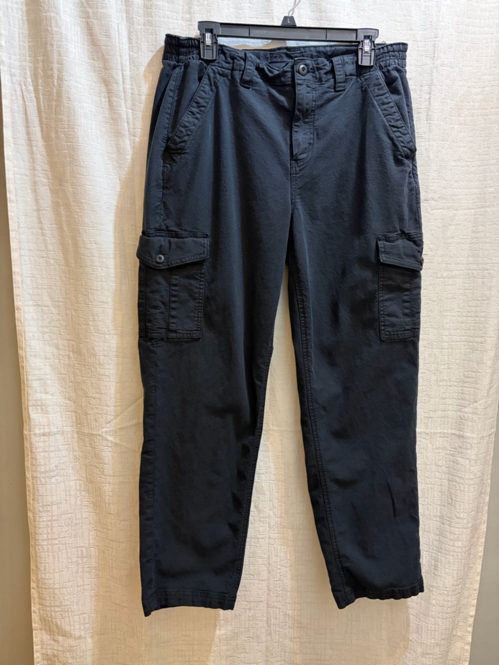 American Eagle Outfitters Black Straight Leg Cargo Jeans
